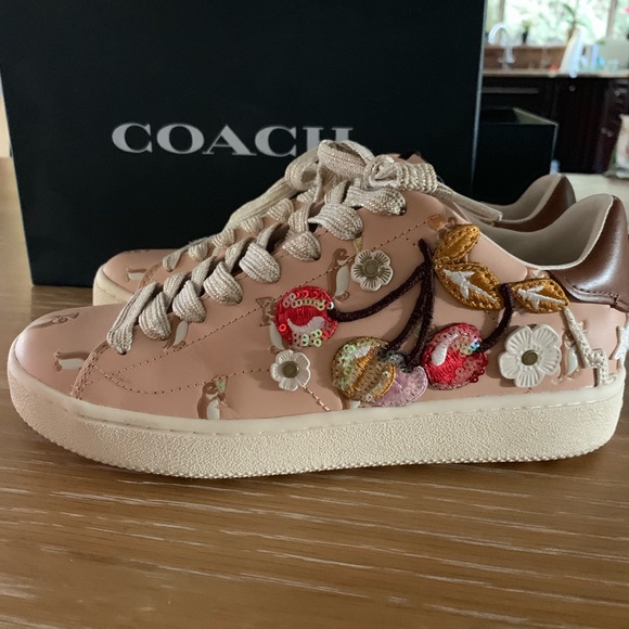coach cherry sneakers